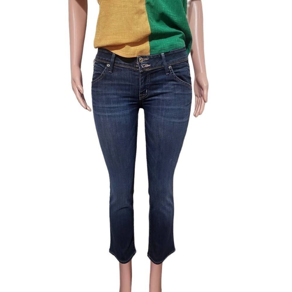 Hudson women mid rise Denim skinny jeans size  28